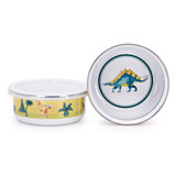 Golden Rabbit Set Of 4 Dinosaurs Child Bowls