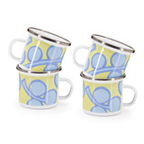 Golden Rabbit Set Of 4 Elephant Child Mugs