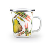 Golden Rabbit Set Of 4 Fresh Produce 16 oz Latte Mugs