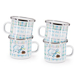 Golden Rabbit Set Of 4 Nursery Rhyme Child Mugs