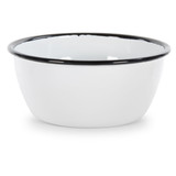 Golden Rabbit Glampware Set of 4 Rolled Rim Bowls, Black