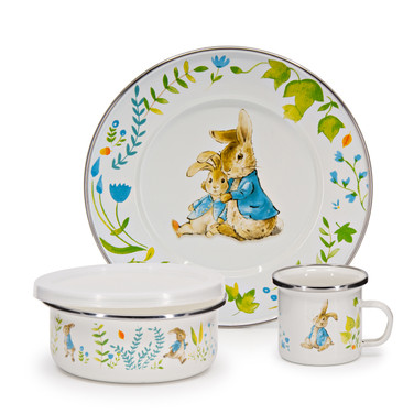Golden Rabbit Spring Leaves Child Set