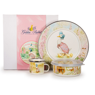 Golden Rabbit Jemima Puddle-Duck Child Set