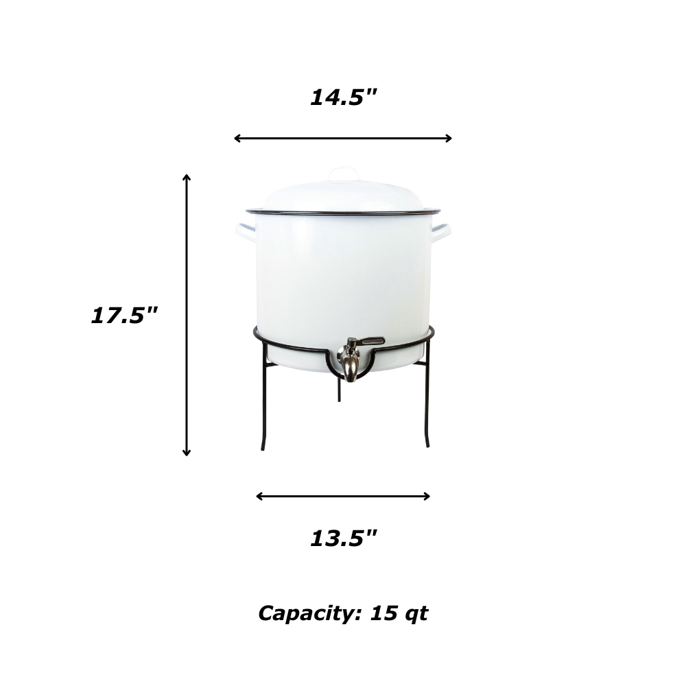 Vintage Beverage Dispenser with Stand - Thumbnail 5