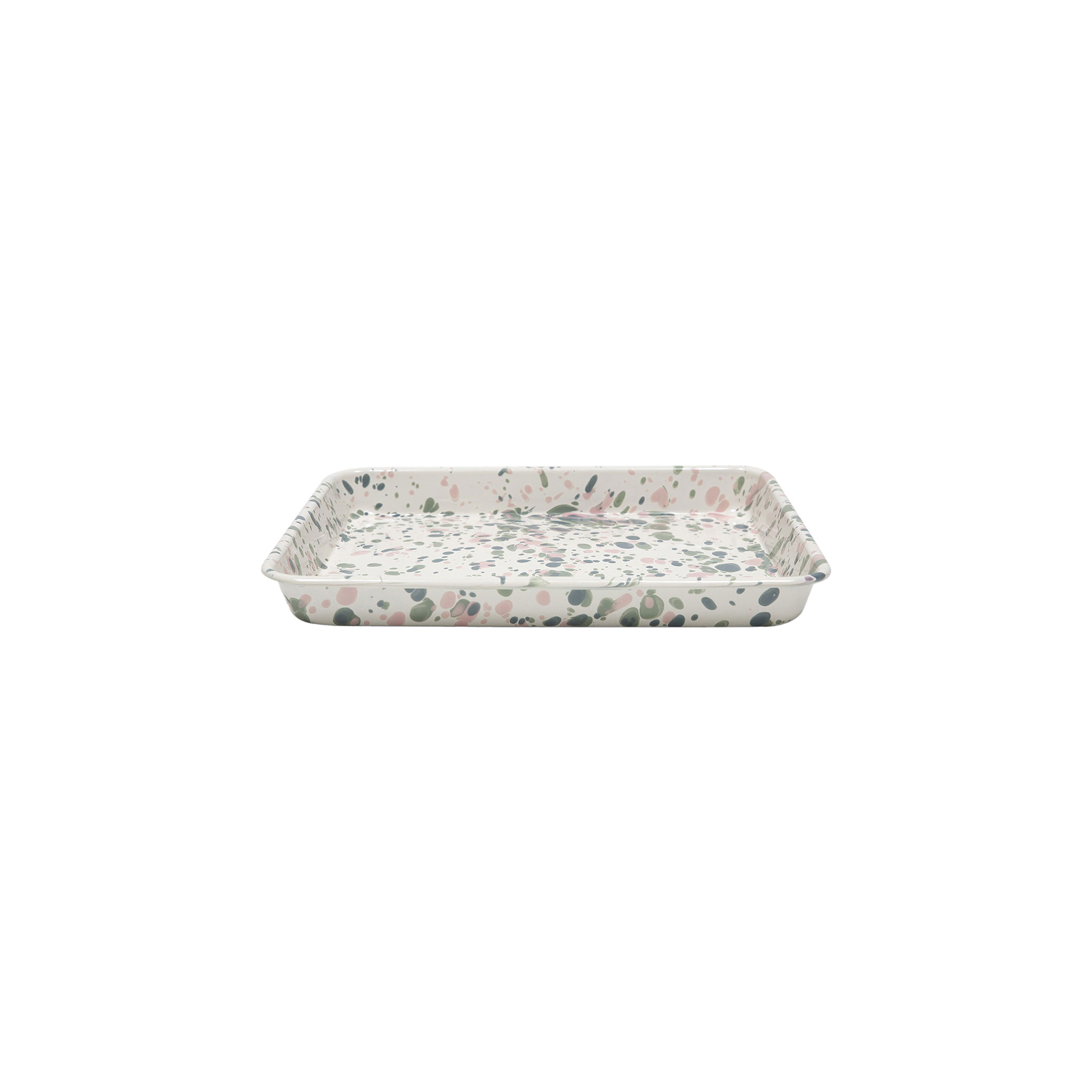 Catalina Small Rectangle Tray | Enamelware by Crow Canyon
