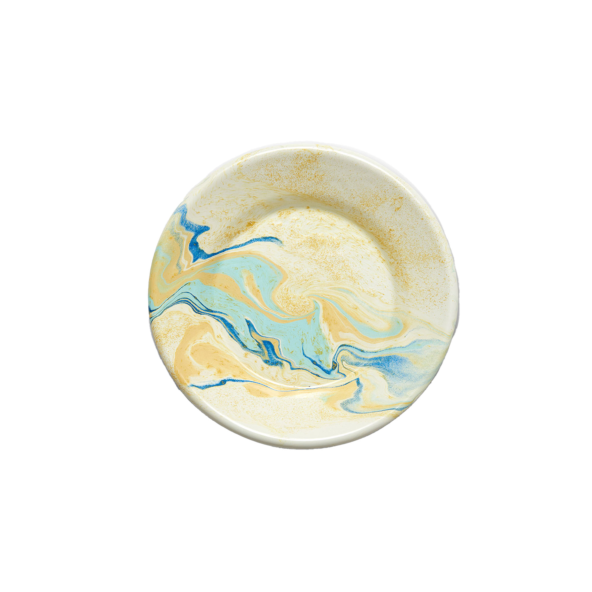 Marbled Enamel Plates