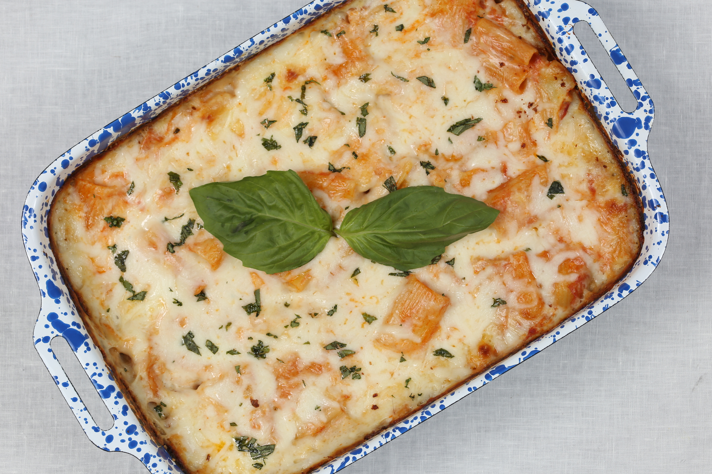 Splatter Lasagna Pan