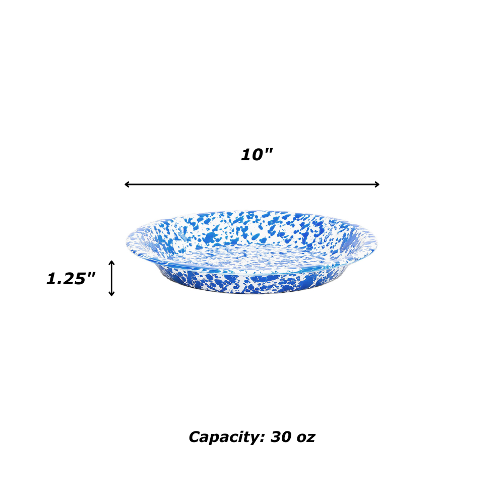 Crow Canyon Home Enamelware Pie Plate - Thumbnail 5
