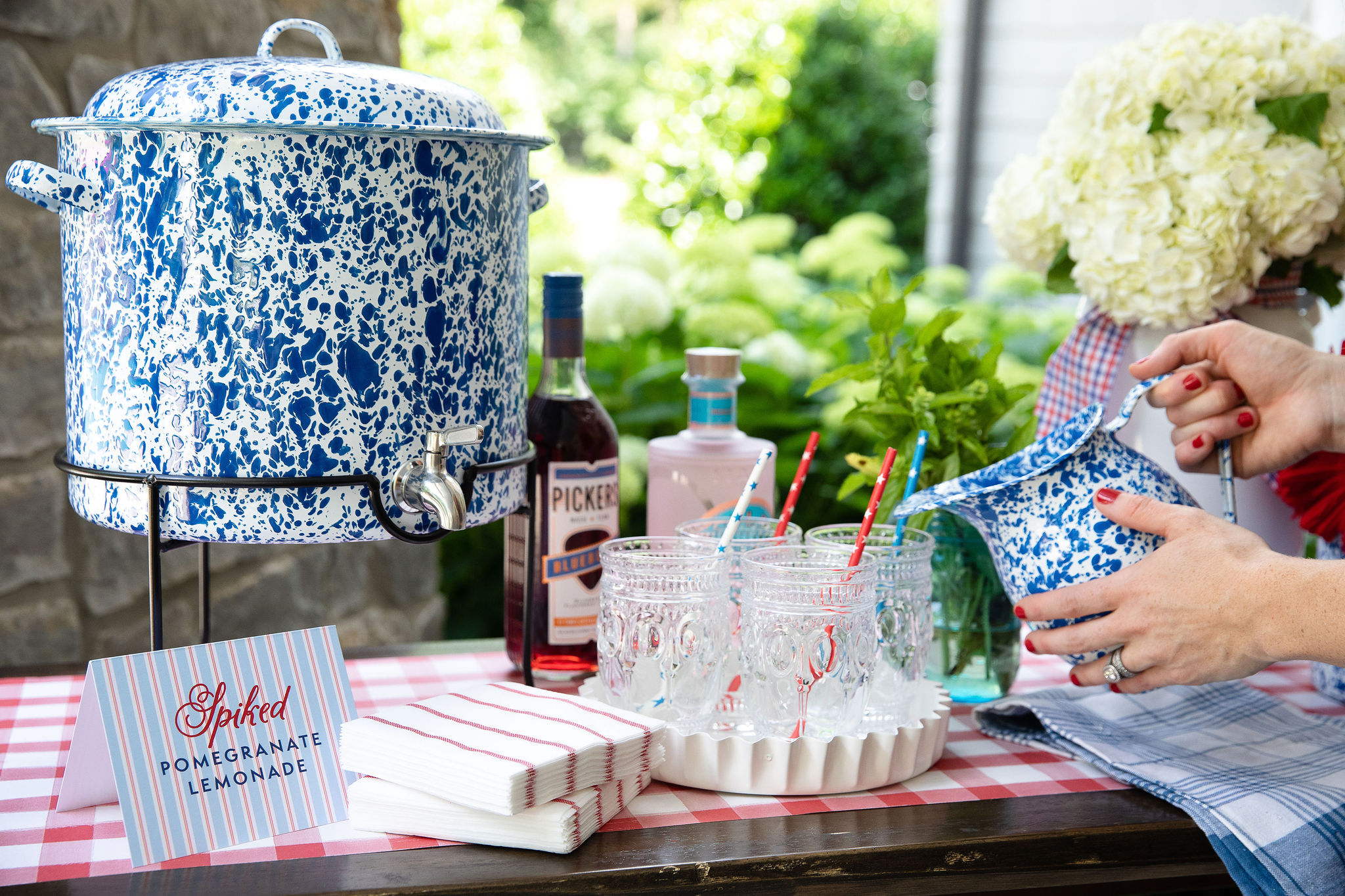 Splatter Beverage Dispenser with Stand - Thumbnail 5