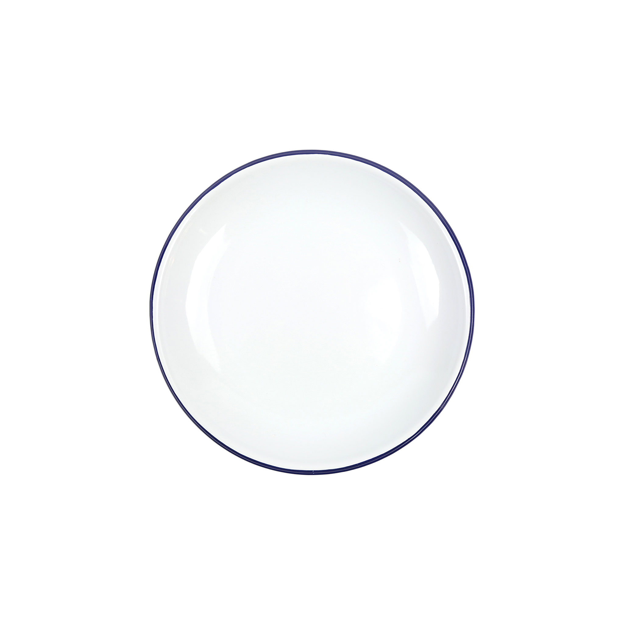 Vintage Coupe Salad Plates, Set of 4 | Enamelware by Crow Canyon