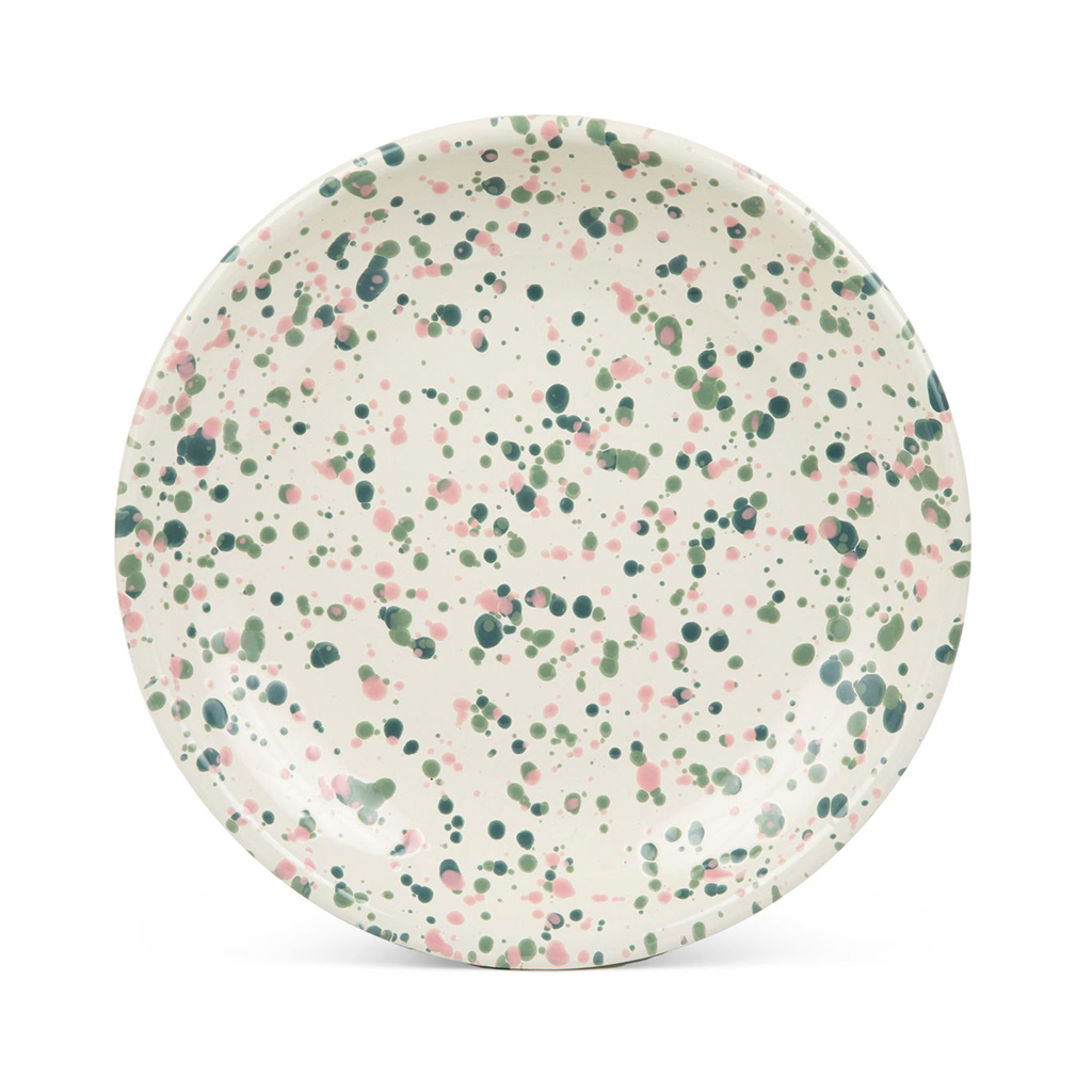 Catalina Coupe Dinner Plate, Set of 4 | Enamelware by Crow Canyon