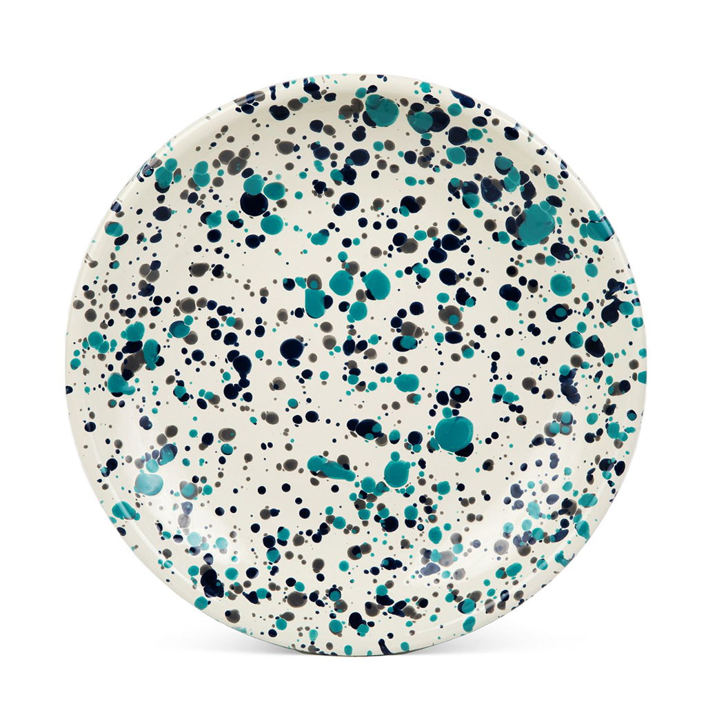 Catalina Coupe Dinner Plate, Set of 4 | Enamelware by Crow Canyon