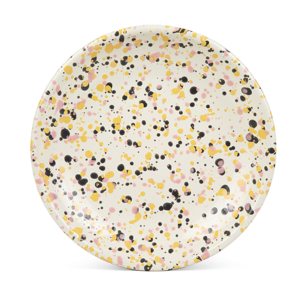 Catalina Coupe Dinner Plate, Set of 4 | Enamelware by Crow Canyon