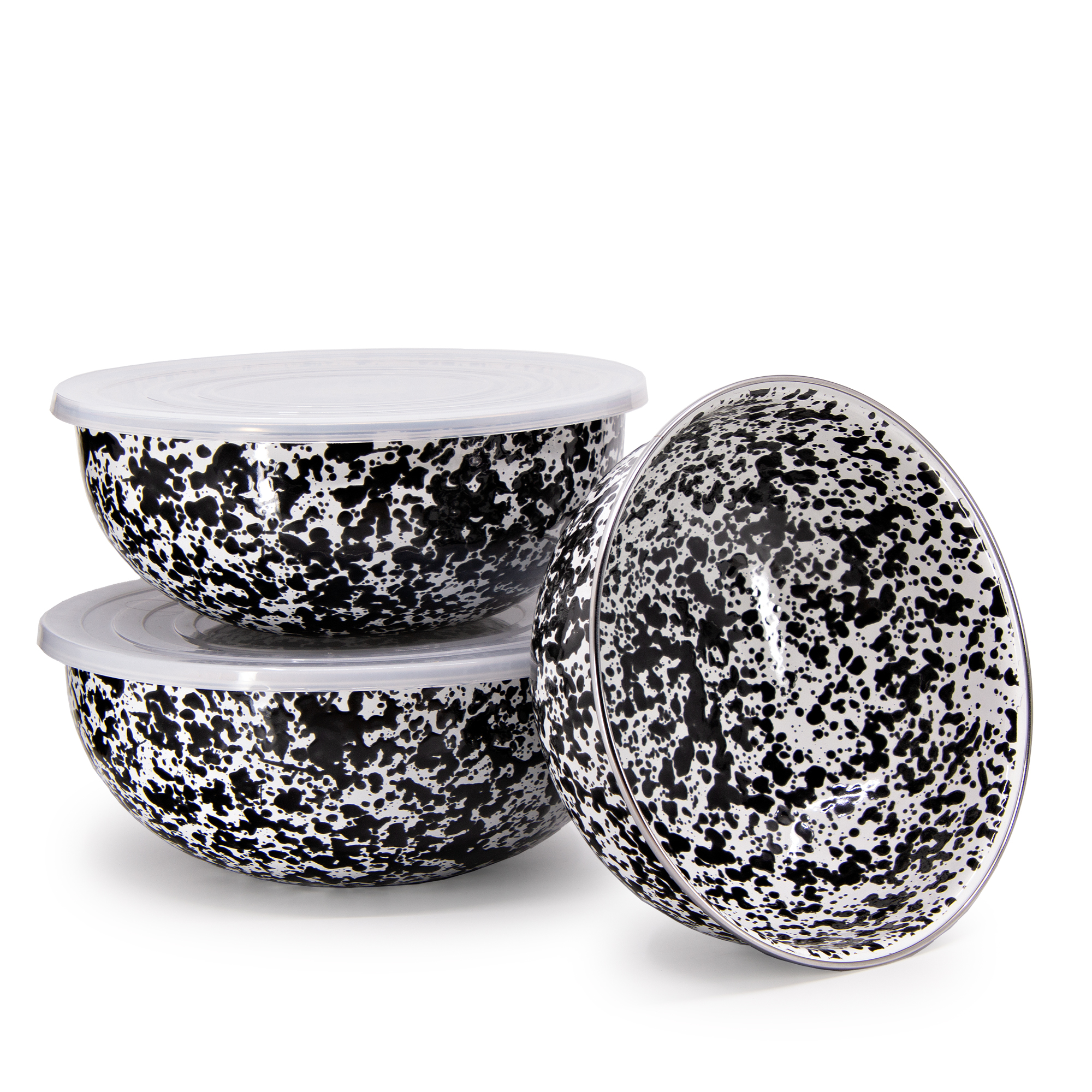 Splatter Covered Multi-Purpose Bowl Set - Crow Canyon Home
