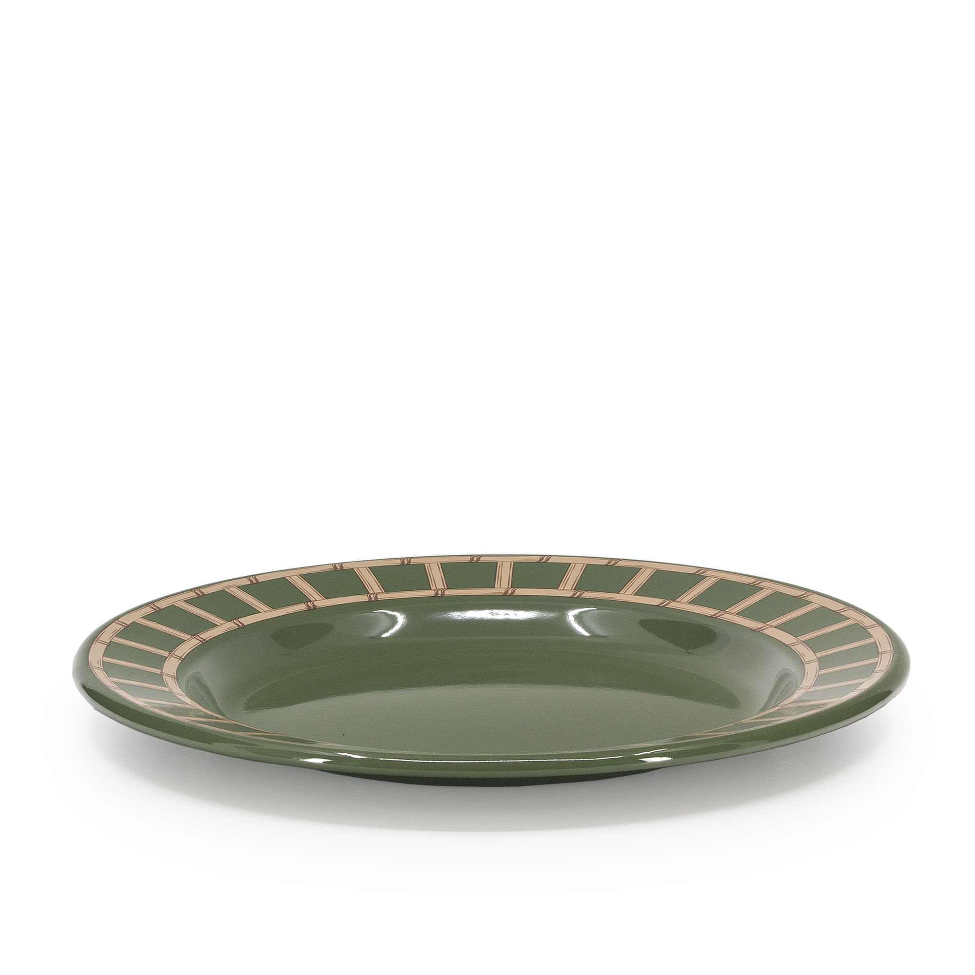 Domino x CCH Wicker Dinner Plates, Set of 4 - Crow Canyon Home