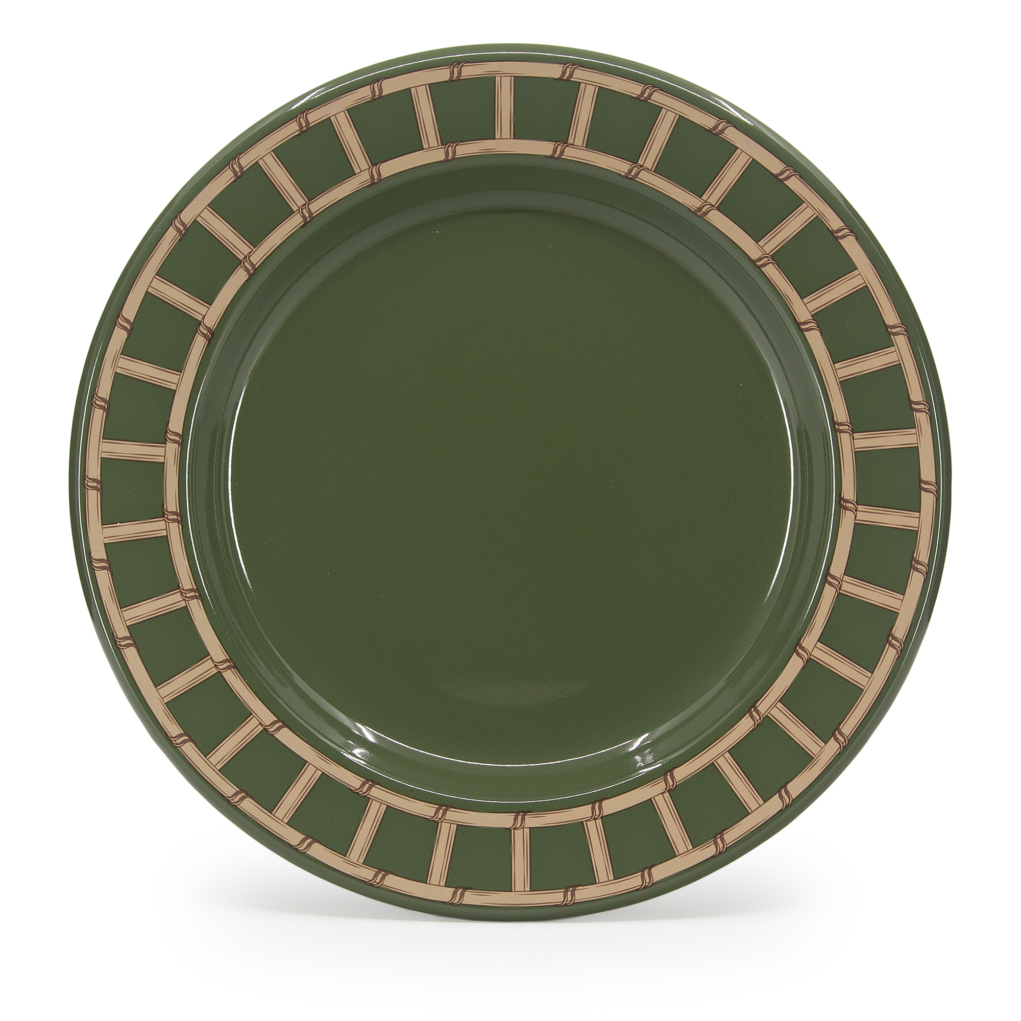 Domino x CCH Wicker Dinner Plates, Set of 4 - Crow Canyon Home