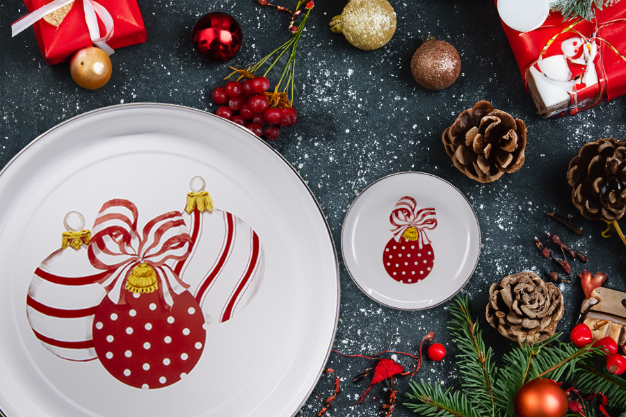 Golden Rabbit Ornament Tray