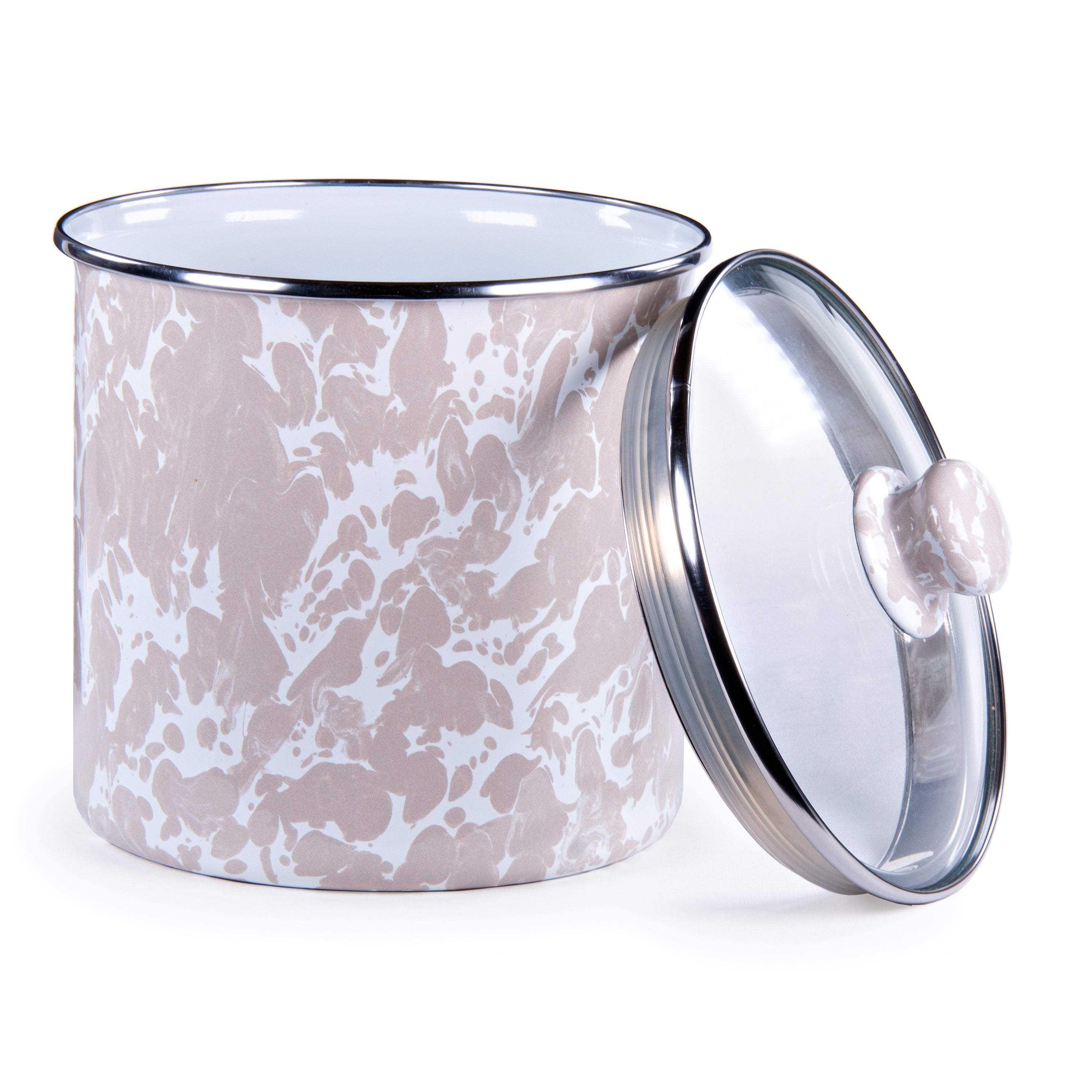 Golden Rabbit Swirl Canister - Crow Canyon Home