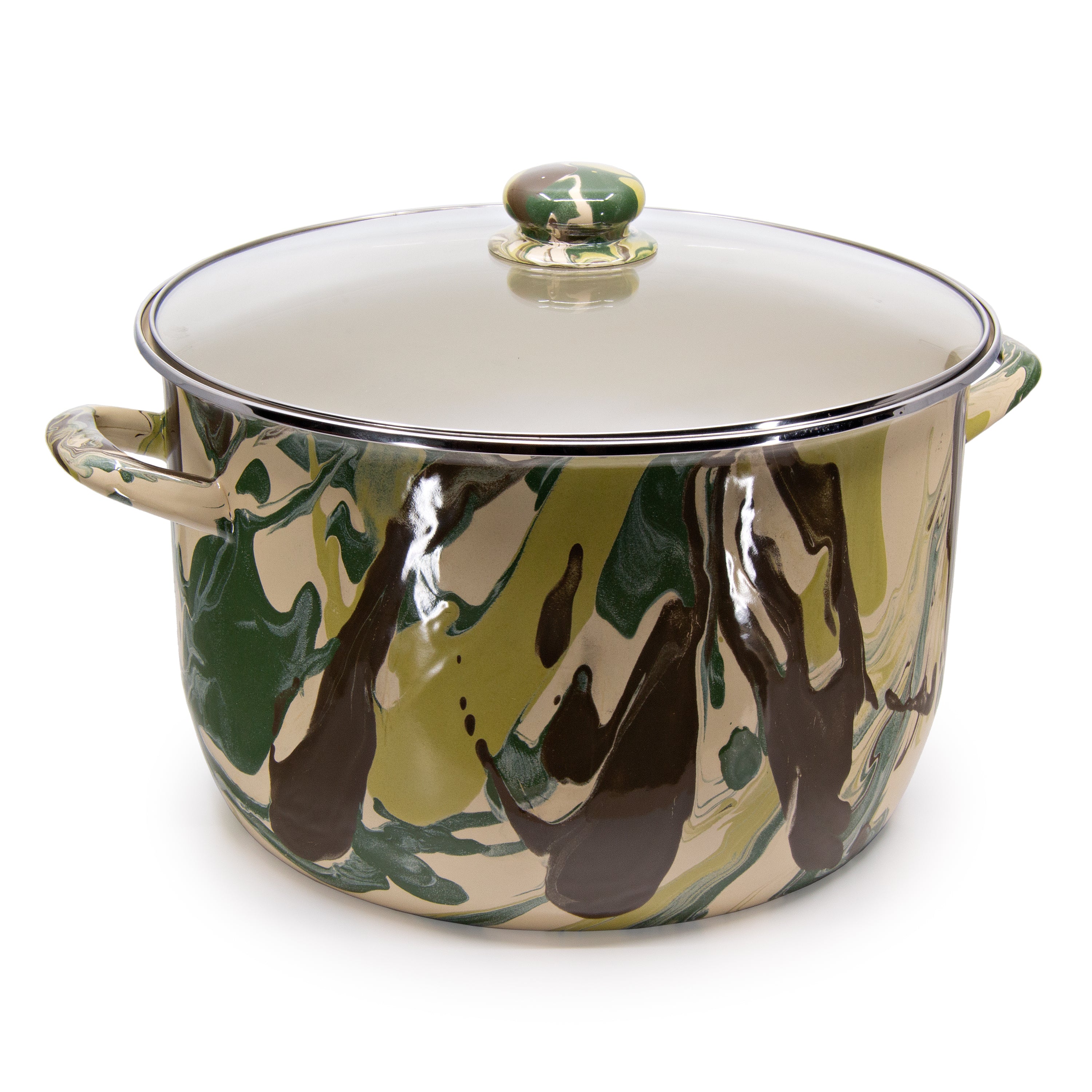 Golden Rabbit Kitchen Tea Pot Golden Rabbit Camouflage 18 Qt Stock Pot - Crow Canyon Home