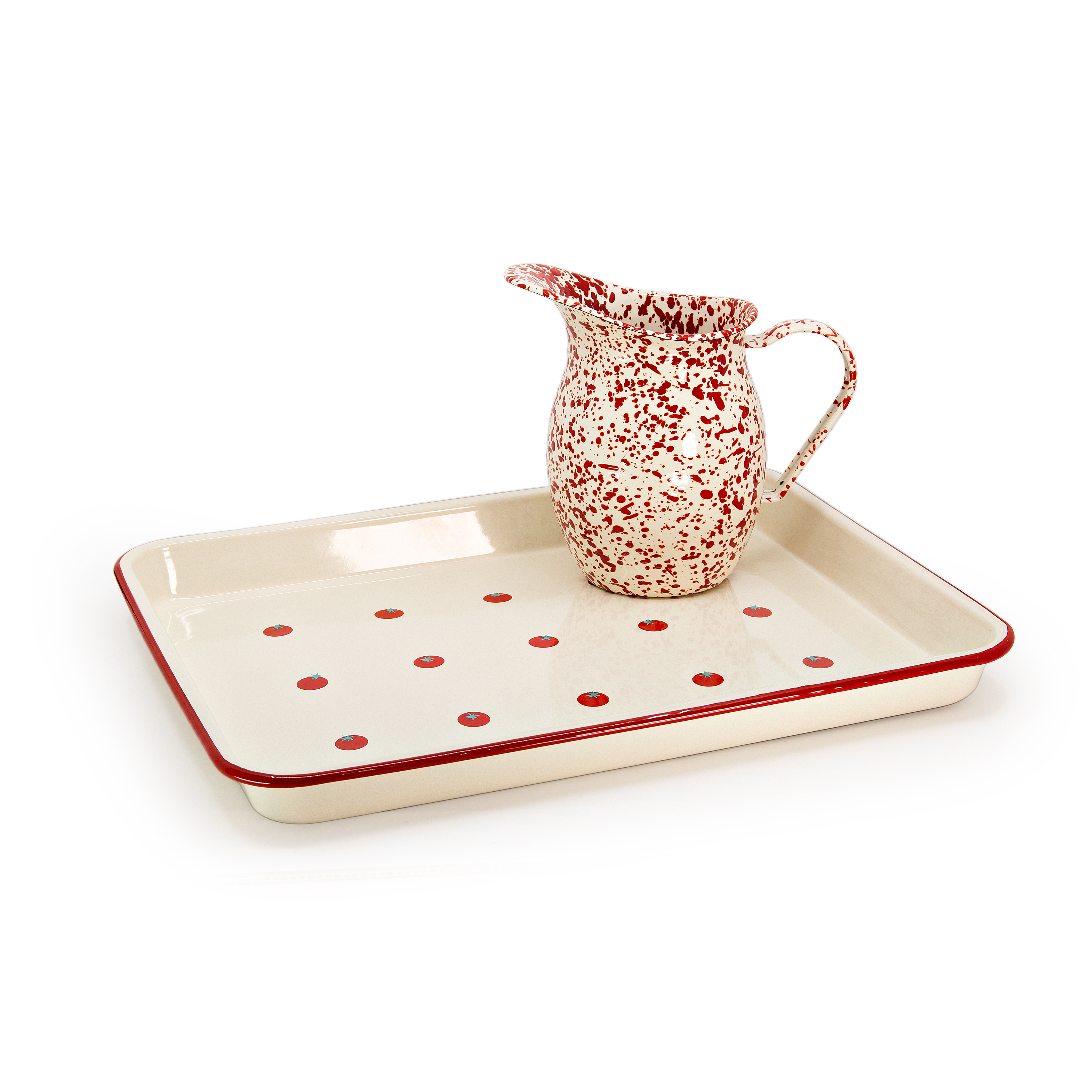 Dan Pelosi x CCH Tomato Large Rectangle/Jelly Roll Tray - Crow