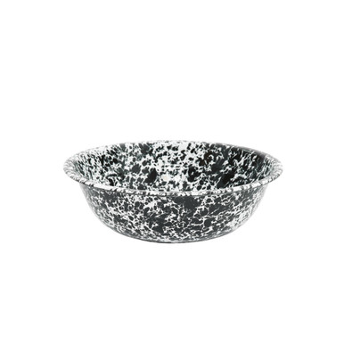 Splatter Small Basin (Black Splatter)