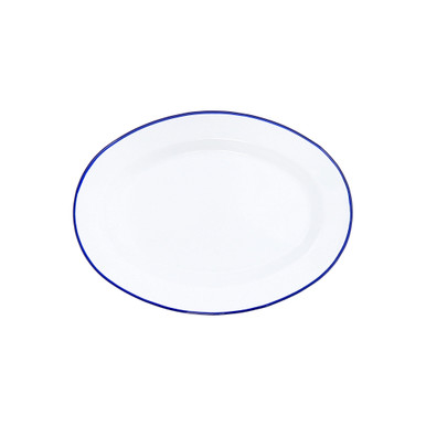 Vintage Oval Plates, Set of 4