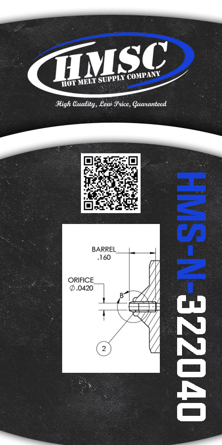 Replacement Nozzle for Nordson® 322040 .040