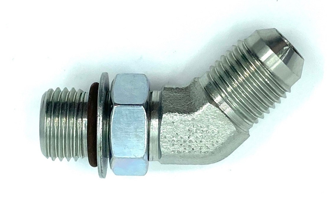 Replacement for Nordson 972647 45 degree Fitting | O-Ring | HMSC