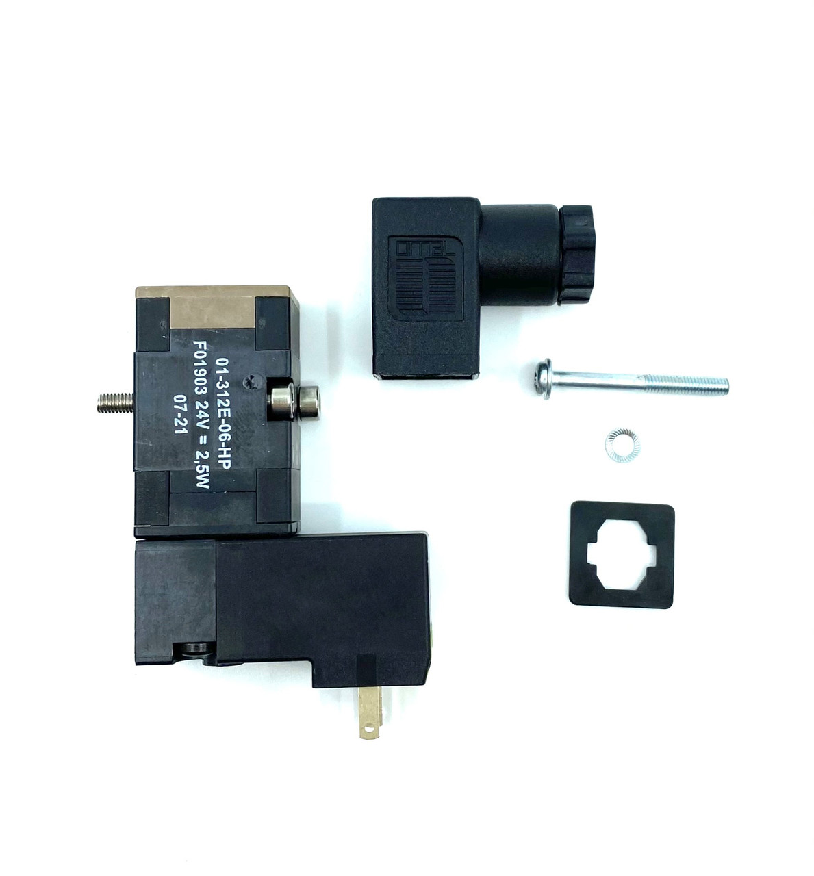 Replacement for Nordson 460246 SOLENOID VALVE 3/2WAYS 24V/2,5W NC FLG.