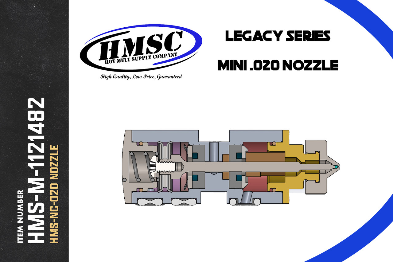 Replacement for Nordson® 1121482 NC Series .020 Module