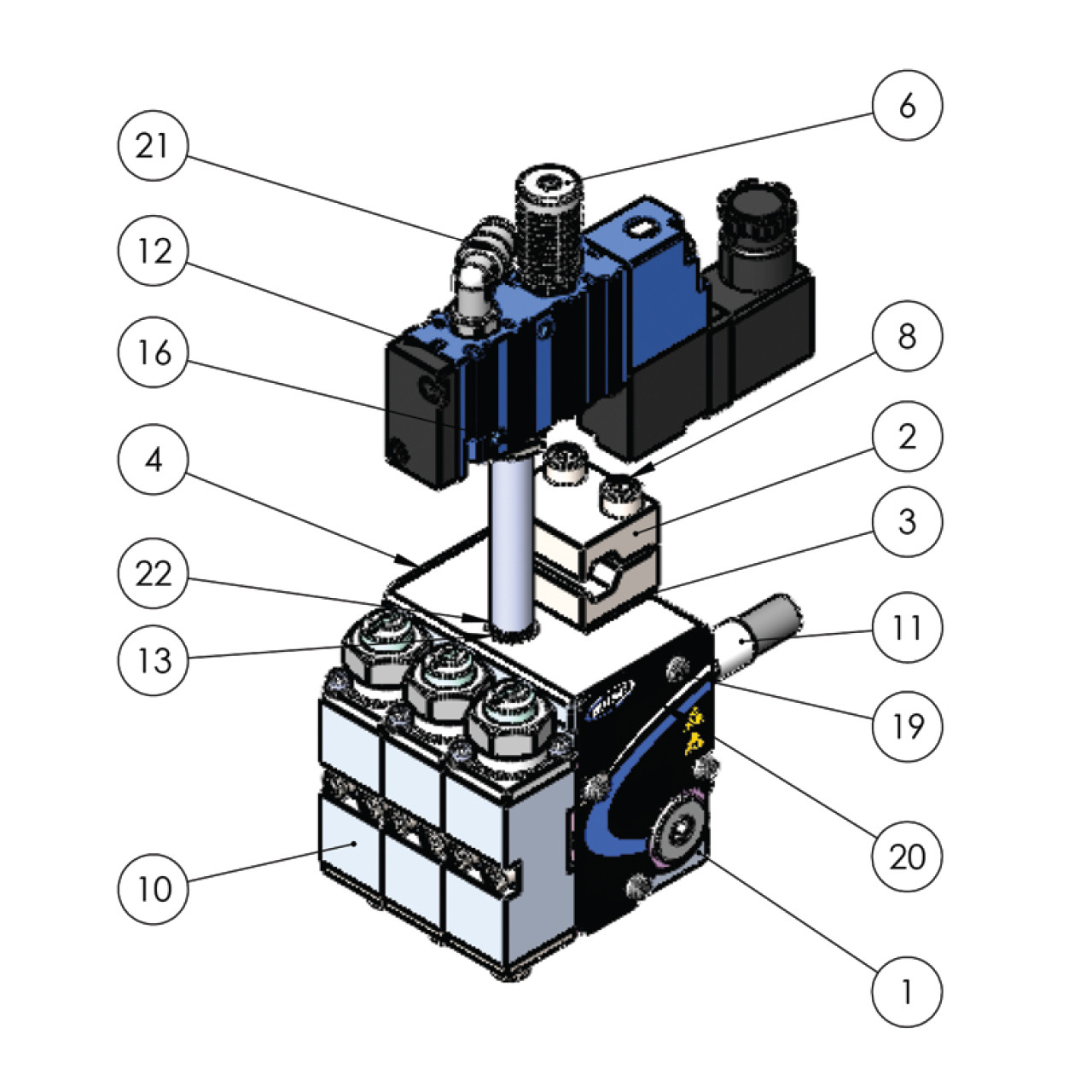 Replacement for Nordson® 714867,  Hot Melt Gun