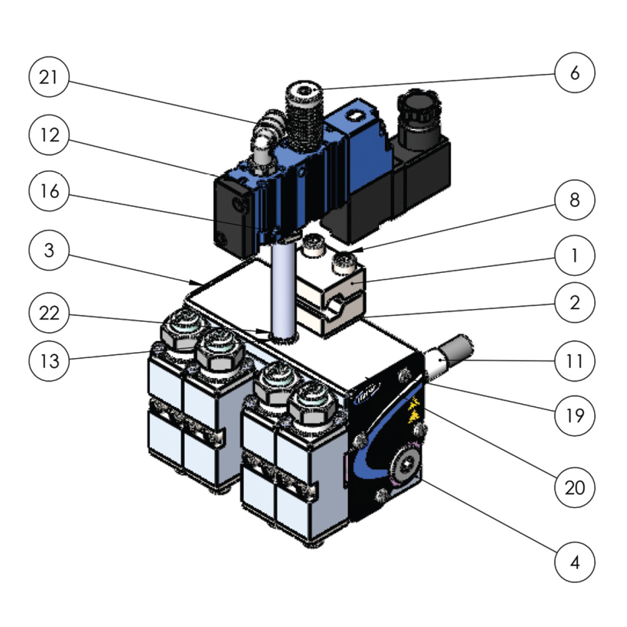 Replacement for Nordson® 274600,  Hot Melt Gun
