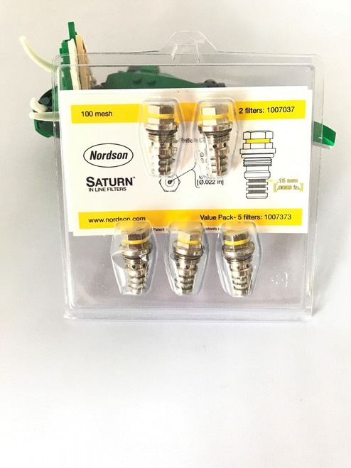 Original Nordson® 100 mesh Saturn® Filter 5 pack