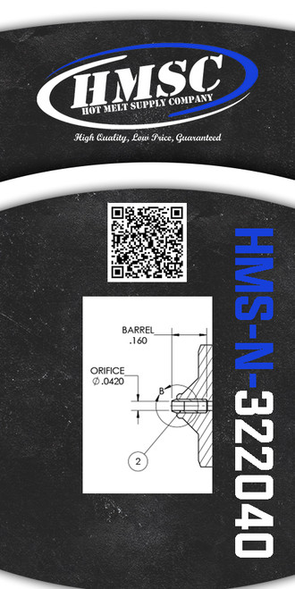 Replacement Nozzle for Nordson® 322040 .040