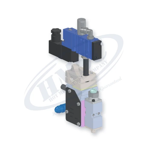 H201 Style Single Module Gun, direct replacement for Nordson 8504468 / 8503700. HMSC configured part number HMS-BC-110110103, configuration BCS-CBST-STD-01-A-CA-000-T-BA-3A1A-N9-1