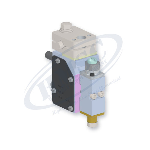 H201 Style Single Module Gun, direct replacement for Nordson 8503623. HMSC configured part number HMS-BC-110132000, configuration BCS-CBZC-012-01-A-CA-000-T-BA-XXXX-N0-1