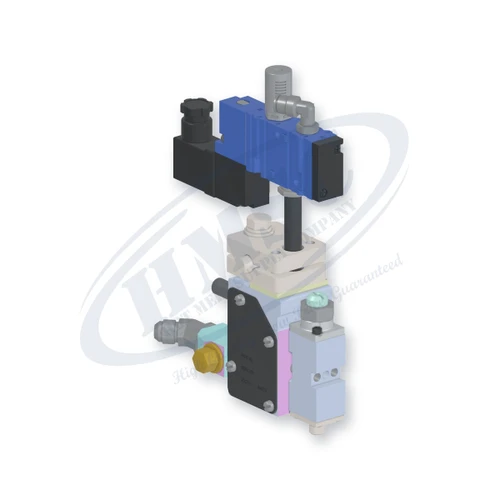 H201 Style Single Module Gun, direct replacement for Nordson 8503813. HMSC configured part number HMS-BC-130110122, configuration BCS-SLBS-STD-01-B-CA-000-T-BA-3A1A-F4-1