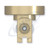 Orifice face of the Single 90° right angle nozzle