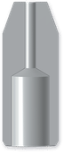 Insert cutaway, .075 engagement