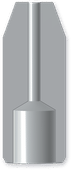 Insert cutaway, .100 engagement