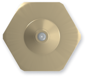 Nozzle hex face with the orifice size .012 marked on the lower half