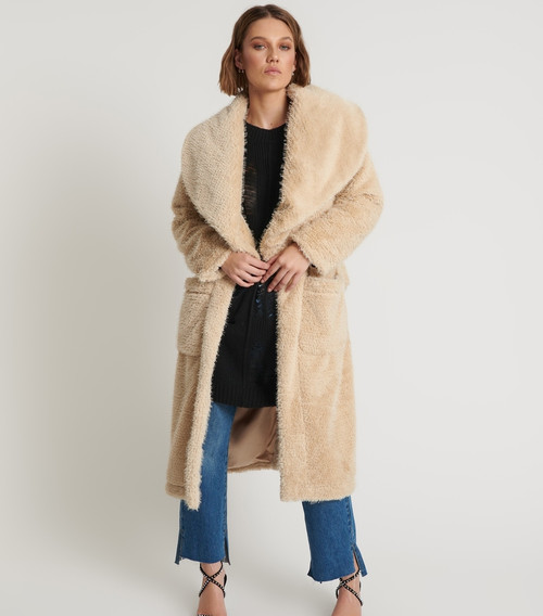 THE WONDERLAND FAUX FUR COAT