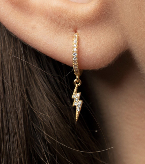 BOLT EARRINGS - GOLD