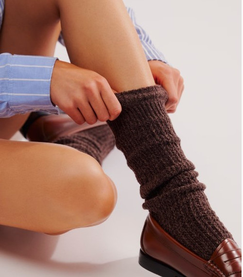 STAPLE SLOUCH SOCKS - ROASTED ESPRESSO