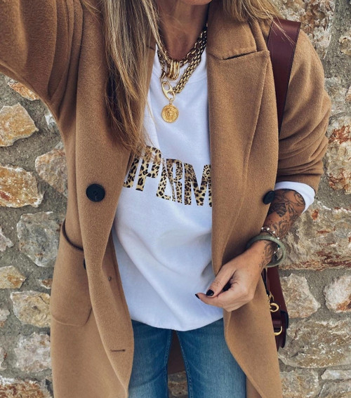 GREEK COIN CHUNKY NECKLACE - GOLD