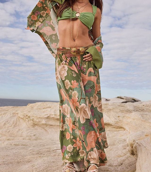 FLORIDIAN MAXI SKIRT - SAGE FLORIDIAN MAXI SKIRT - SAGE