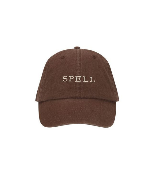 SPELL EMBROIDERED CAP - CACAO