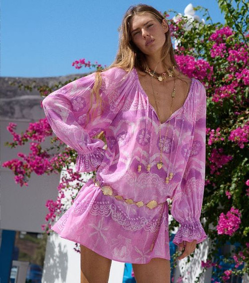 MERMAID COVE TUNIC DRESS - MUSK