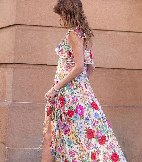 VALLEY OF THE DOLLS STRAPPY GOWN - OPAL