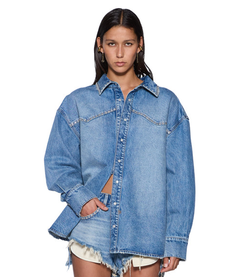 OVERSIZED DENIM SHIRT MAVERIK KRYSTAL